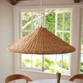 Load image into Gallery viewer, Kasbah Rattan Conical Pendant Lamp