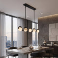 Load image into Gallery viewer, Lenox Linear Alabaster Chandelier