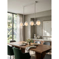 Load image into Gallery viewer, Lenox Linear Alabaster Chandelier