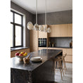 Load image into Gallery viewer, Lenox Linear Alabaster Chandelier