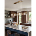 Load image into Gallery viewer, Lenox Linear Alabaster Chandelier
