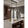 Load image into Gallery viewer, Lenox Linear Alabaster Chandelier