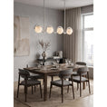 Load image into Gallery viewer, Lenox Linear Alabaster Chandelier