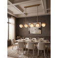 Load image into Gallery viewer, Lenox Linear Alabaster Chandelier