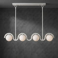 Load image into Gallery viewer, Lenox Linear Alabaster Chandelier
