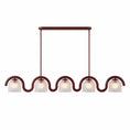 Load image into Gallery viewer, Lenox Linear Glass Chandelier