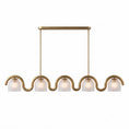 Load image into Gallery viewer, Lenox Linear Glass Chandelier