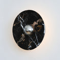 Load image into Gallery viewer, Lucie Black Gold Marble Wall Sconce