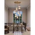 Load image into Gallery viewer, Lyra Alabaster Chandelier