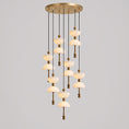 Load image into Gallery viewer, Lyra Alabaster Chandelier