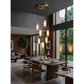 Cargar la imagen en la vista de la galería, Melange Alabaster Cluster Chandelier
