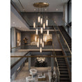 Cargar la imagen en la vista de la galería, Melange Alabaster Cluster Chandelier