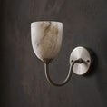 Загрузить изображение в просмотр галереи, Mild Velin Alabaster Wall Sconce