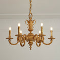 Bild in die Galerieansicht laden, Montcalm Brass Candle Chandelier