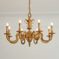 Bild in die Galerieansicht laden, Montcalm Brass Candle Chandelier