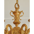 Bild in die Galerieansicht laden, Montcalm Brass Candle Chandelier
