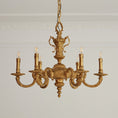 Bild in die Galerieansicht laden, Montcalm Brass Candle Chandelier