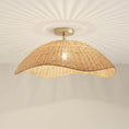 Load image into Gallery viewer, Nana Vermiculate Rattan Flush Mount