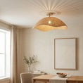 Load image into Gallery viewer, Nana Vermiculate Rattan Flush Mount