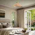 Load image into Gallery viewer, Nana Vermiculate Rattan Flush Mount