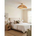 Load image into Gallery viewer, Nana Vermiculate Rattan Flush Mount