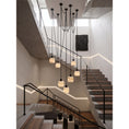 Load image into Gallery viewer, Natural Column Alabaster Chain Chandelier