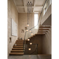 Load image into Gallery viewer, Natural Column Alabaster Chain Chandelier