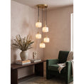 Load image into Gallery viewer, Natural Square Alabaster Chandelier