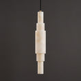 Load image into Gallery viewer, Nerivane Tiered Alabaster Pendant Lamp