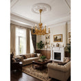 Load image into Gallery viewer, Orangerie Brass Chandelier