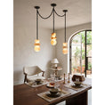 Load image into Gallery viewer, Orba Chain Alabaster Chandelier