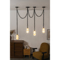 Load image into Gallery viewer, Orba Chain Alabaster Chandelier
