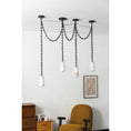 Load image into Gallery viewer, Orba Chain Alabaster Chandelier