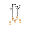 Load image into Gallery viewer, Orba Chain Alabaster Chandelier