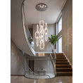 Load image into Gallery viewer, Padma Crystal Hoop Chandelier