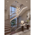 Load image into Gallery viewer, Padma Crystal Hoop Chandelier