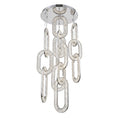 Load image into Gallery viewer, Padma Crystal Hoop Chandelier
