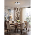 Load image into Gallery viewer, Padma Crystal Hoop Chandelier