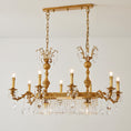 Carica l'immagine nel visualizzatore della galleria, Lampadario lineare Palais Crystal