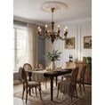 Load image into Gallery viewer, Palmier Two-Tone Brass Chandelier