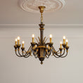 Load image into Gallery viewer, Palmier Two-Tone Brass Chandelier