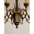 Load image into Gallery viewer, Palmier Two-Tone Brass Chandelier