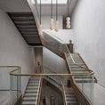 Load image into Gallery viewer, Pearl Chain Alabaster Chandelier