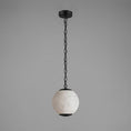 Load image into Gallery viewer, Pearl Chain Alabaster Chandelier