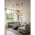 Load image into Gallery viewer, Pearl Chain Alabaster Chandelier