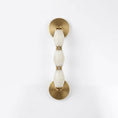 Load image into Gallery viewer, Pillar Alabaster Wall Sconce