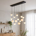 Load image into Gallery viewer, Pluvia Alabaster Cluster Chandelier