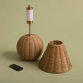 Load image into Gallery viewer, Rattan Ball Table Lamp