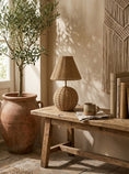Load image into Gallery viewer, Rattan Ball Table Lamp