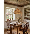 Load image into Gallery viewer, Rattan Spiral Shell Pendant Lamp